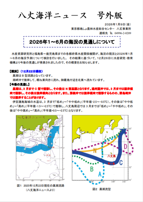2025年12月26日八丈海洋ニュース号外版