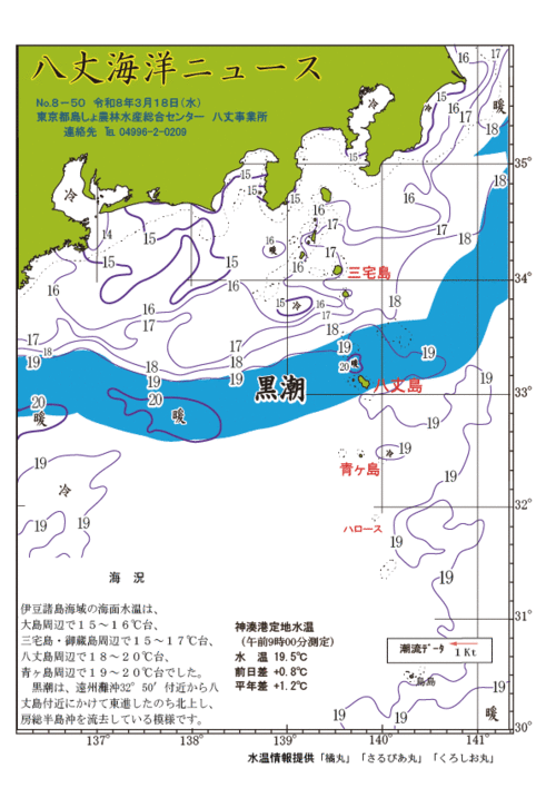 2026年3月18日八丈海洋ニュース