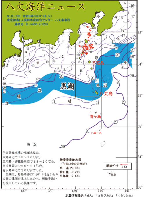 2026年3月31日八丈海洋ニュース