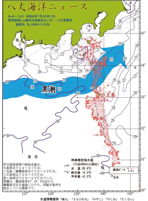 2026年7月30日八丈海洋ニュース