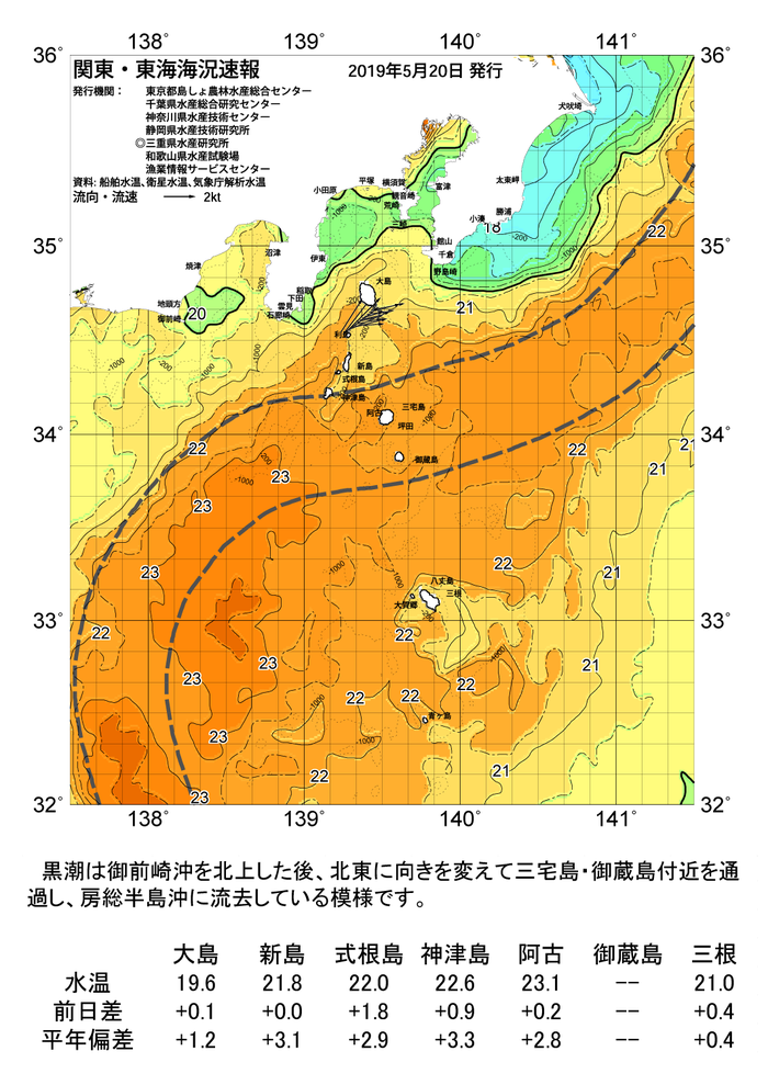 海の天気図2019年5月20日