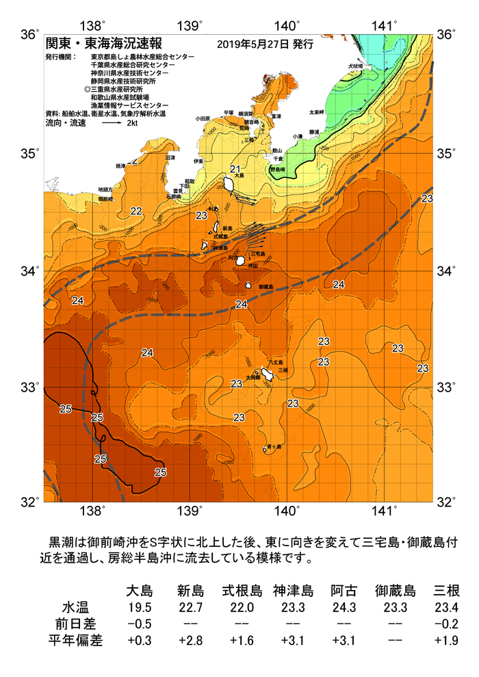 海の天気図2019年5月27日