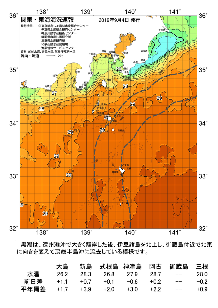 海の天気図2019年9月4日