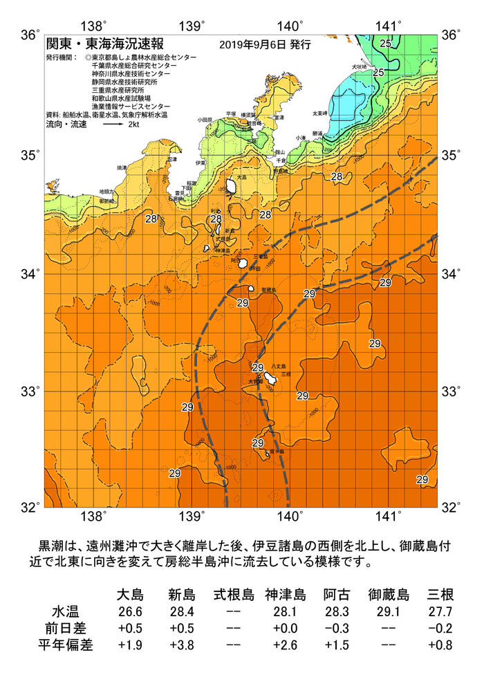 海の天気図2019年9月6日