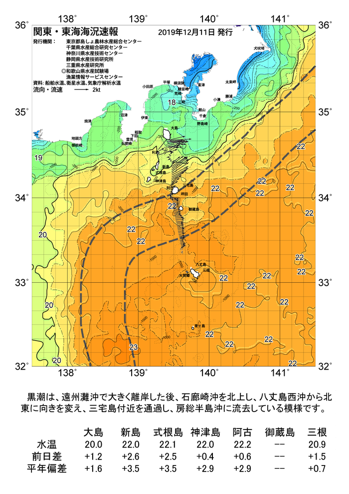 海の天気図2019年12月11日