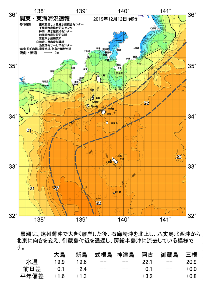 海の天気図2019年12月12日