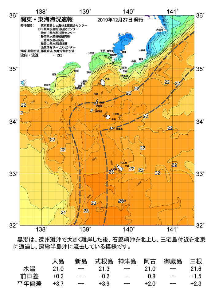 海の天気図2019年12月27日