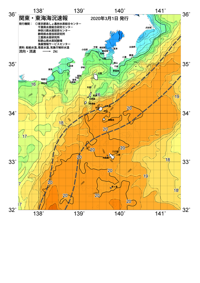 海の天気図2020年3月1日