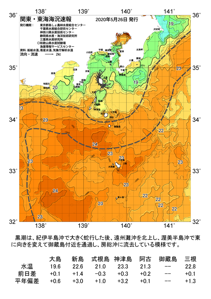 海の天気図2020年5月26日