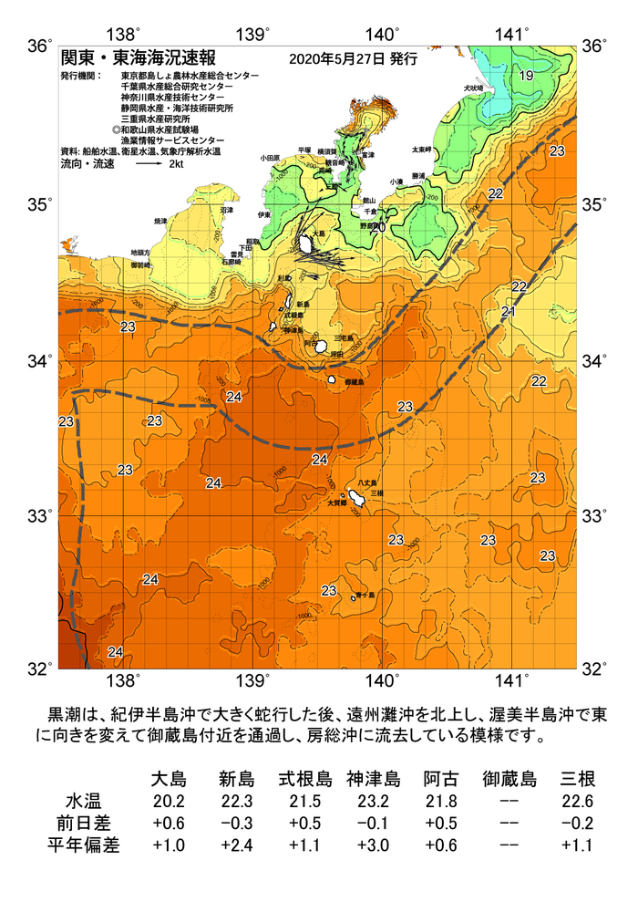 海の天気図2020年5月27日