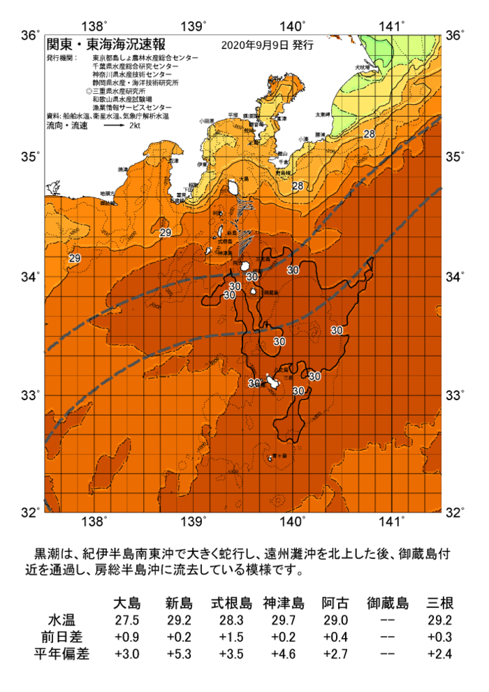 海の天気図2020年9月9日