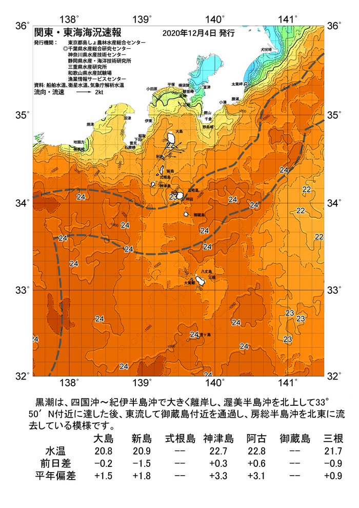 海の天気図2020年12月4日