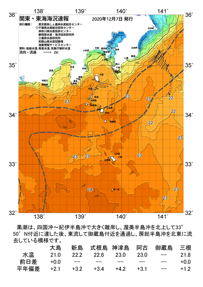 海の天気図2020年12月7日