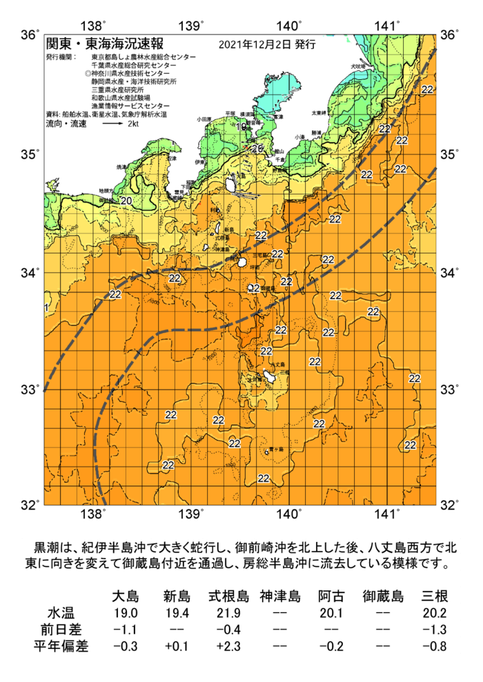 海の天気図2021年12月2日