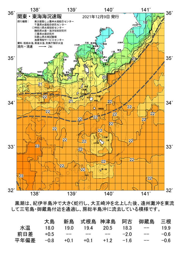 海の天気図2021年12月9日