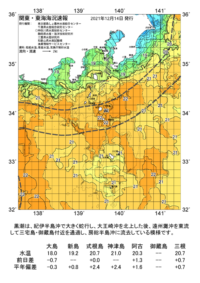 海の天気図2021年12月14日