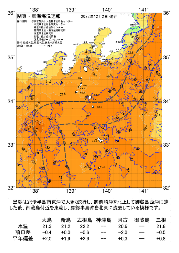 海の天気図2022年12月2日