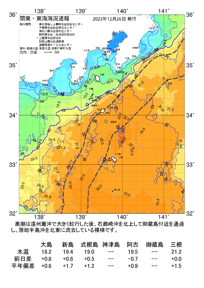 海の天気図2023年12月26日