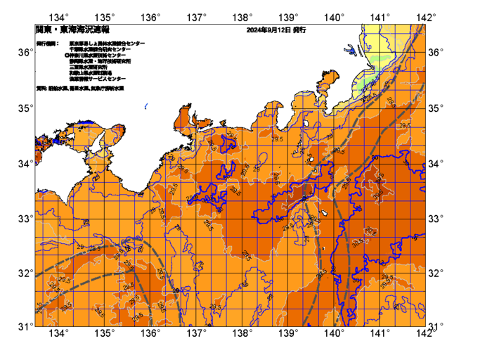 広域版海の天気図2024年9月12日