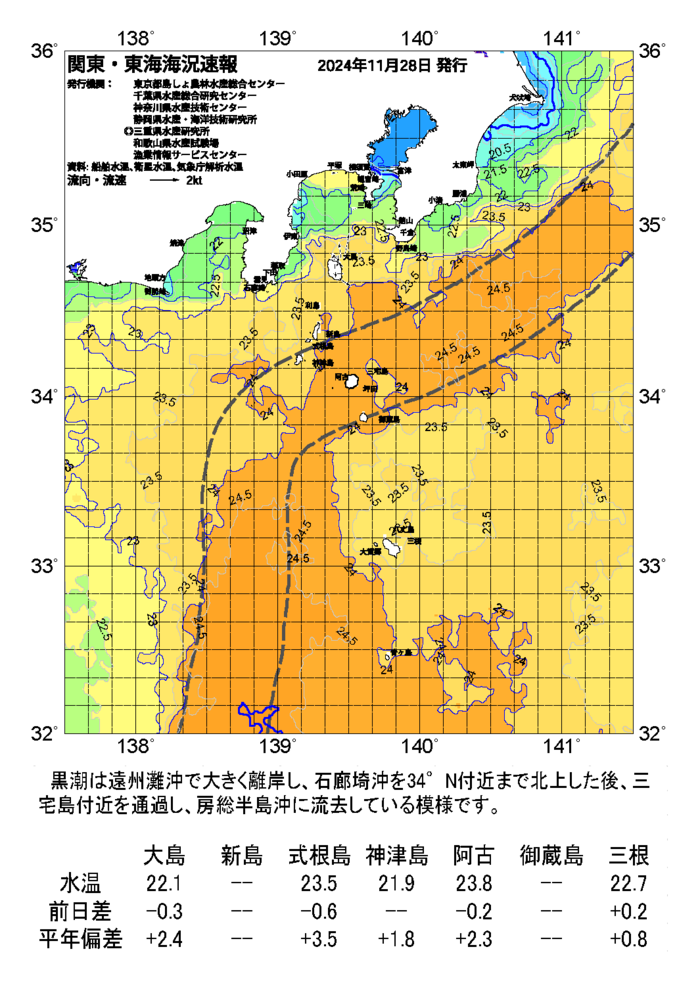 海の天気図2024年11月28日
