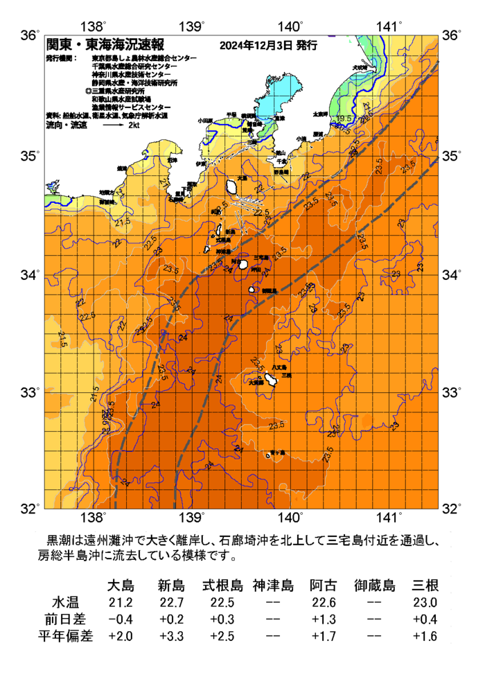 海の天気図2024年12月3日