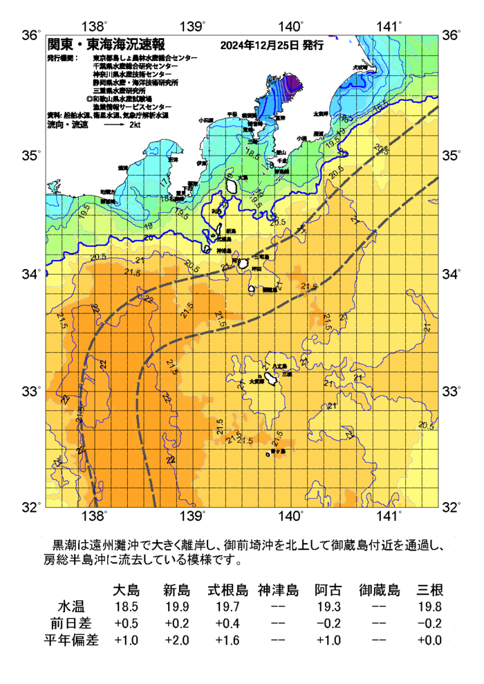海の天気図2024年12月25日