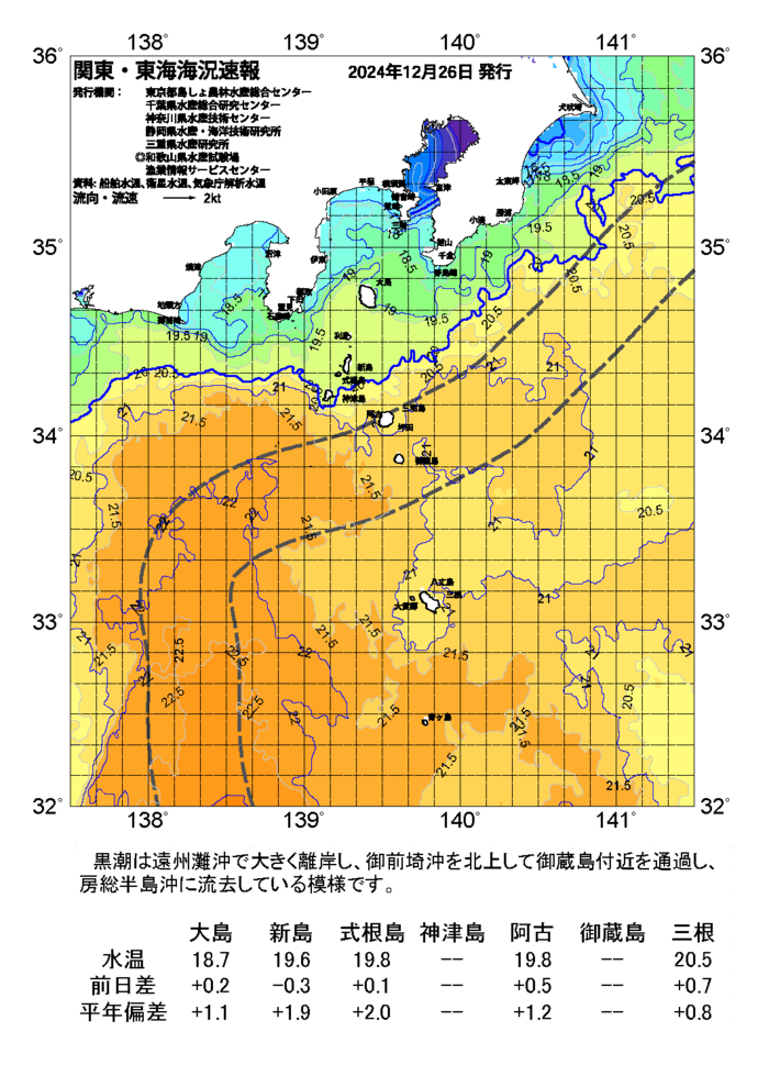 海の天気図2024年12月26日
