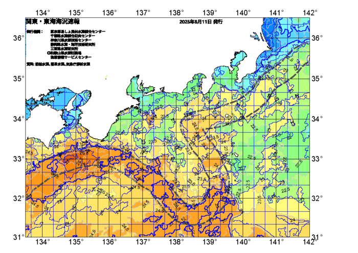 広域版海の天気図2025年6月11日