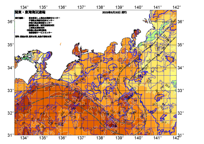 広域版海の天気図2025年6月20日