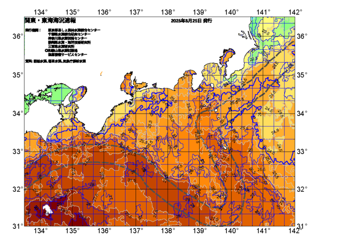 海の天気図2025年6月25日