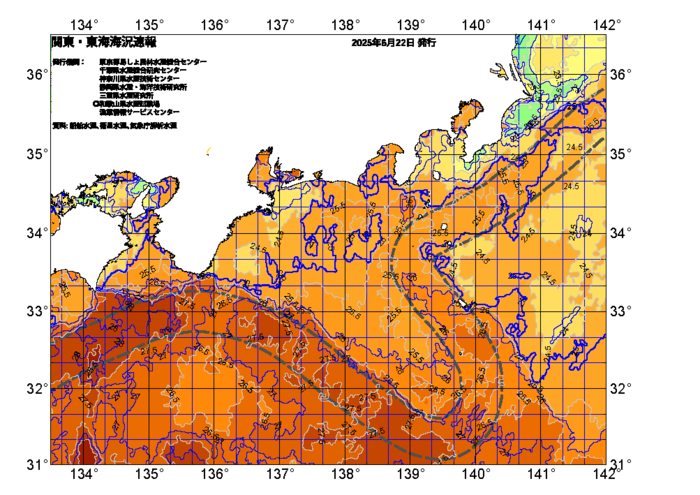 広域版海の天気図2026年6月22日
