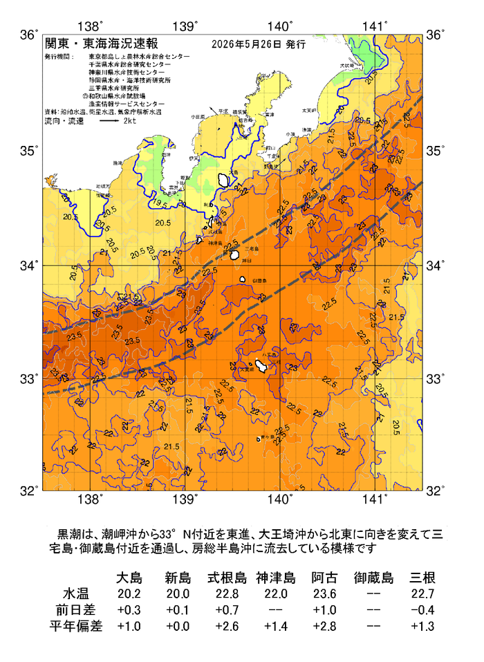 海の天気図2026年5月26日