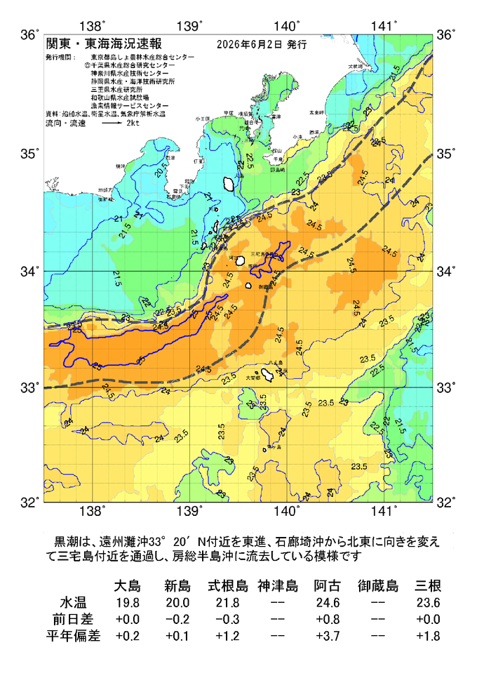海の天気図2026年6月2日